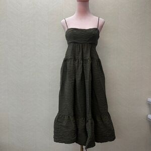 Cara Callahan Green Bubble Dress Womens Size S